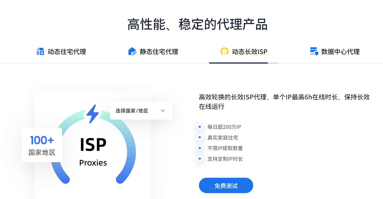 海外IP代理服务商测评推荐