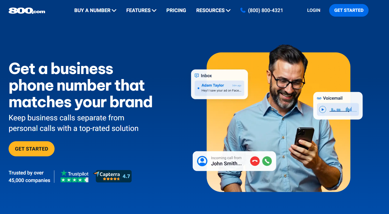 800免费电话号码