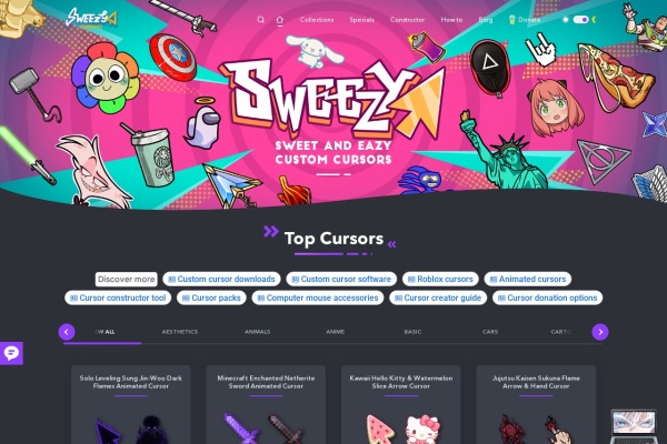 Sweezy Cursors